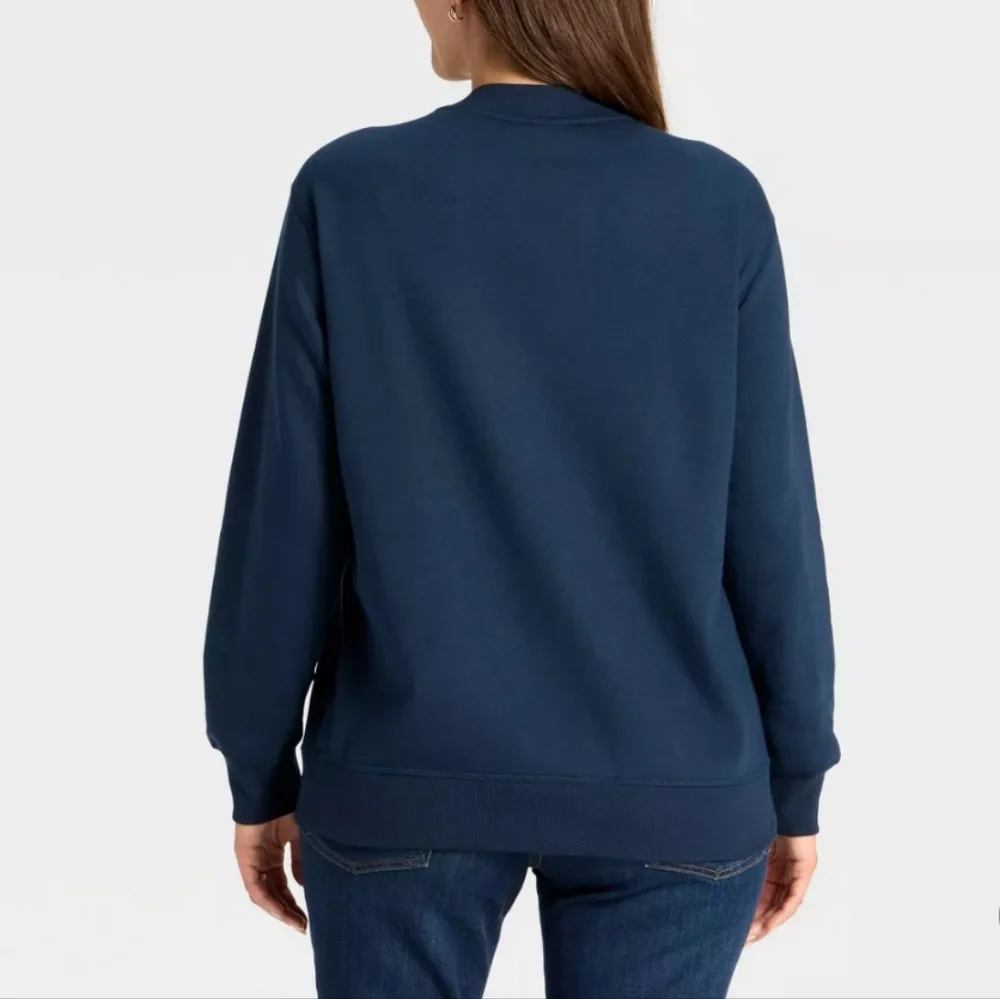 HOST PICK Isabel Maternity by Ingrid & Isabel Navy MAMA Sweatshirt - Picture 2 of 4